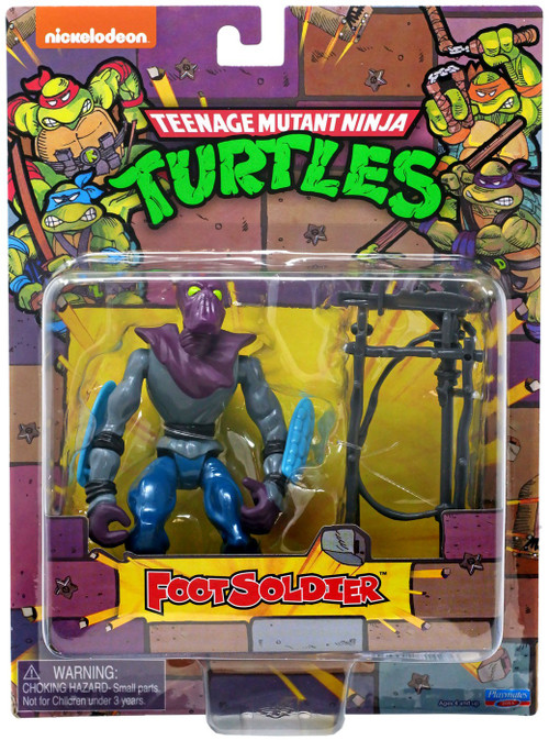 Teenage Mutant Ninja Turtles TMNT 1987 Retro Foot Soldier 4 Action