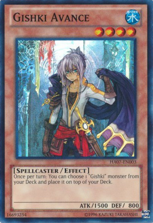 YuGiOh Duel Terminal 7 Single Card Normal Parallel Rare Gishki Avance  DT07-EN016 - ToyWiz