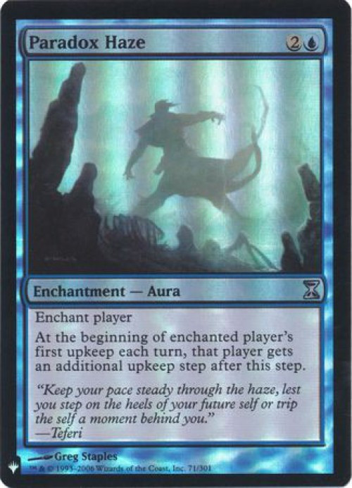 mtg パラドックス装置　foil msp mysteryboosterthelistparadoxha