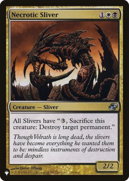 mtg all sliver cards Future Sight Rare Legion #158 Legendary Creature Supertype: Legendary, Subtype: Sliver, 6