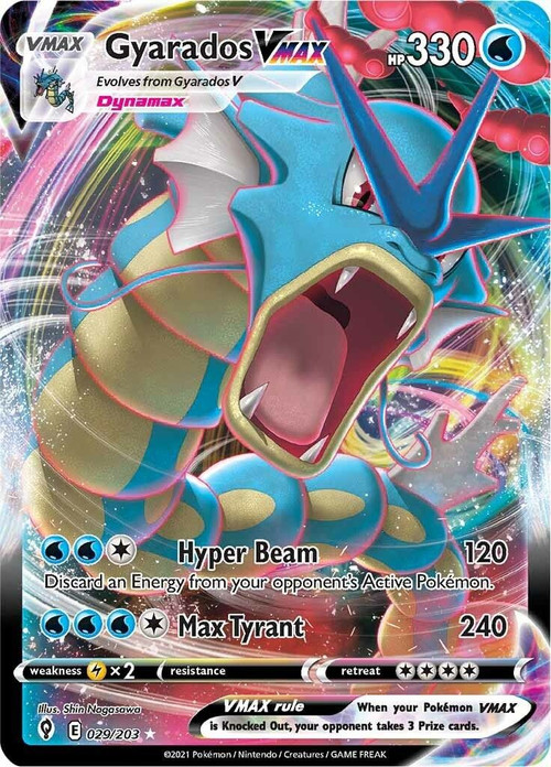 gyarados v pokemon card #135 Prices | Chinese CS4bC variation to centering Gyarados V - 171/203 Full