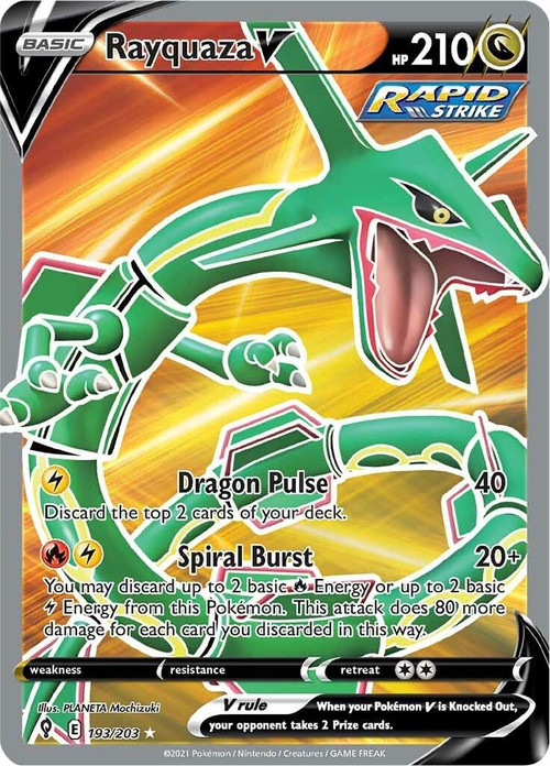 pokemon card rayquaza price Vmax - TG29/TG30- Silver Tempest - Trainer Gallery Black & Gold this rare piece is a true testament to Rayquazas legendary status Rayquaza EX 75/108 Pokmon card