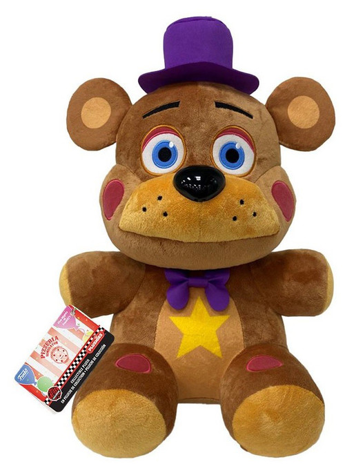 As I present to you my new Rockstar Freddy mega plush [My art