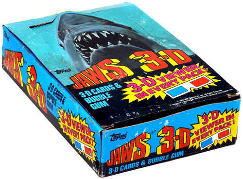 100％品質 Jaws 3-D Jaws 3-D Trading Card Box 36 Packs Topps - ToyWiz その他