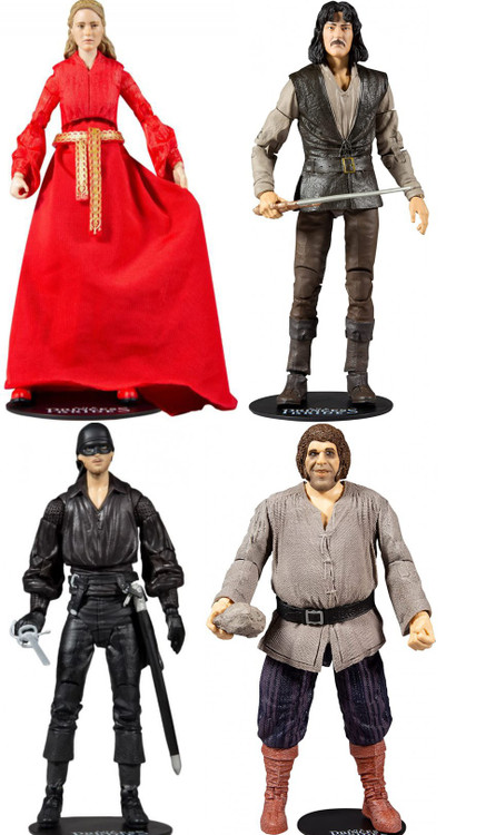 McFarlane Toys The Princess Bride Inigo, Princess Buttercup, Dread