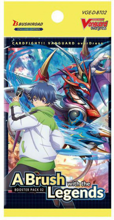 Cardfight Vanguard Trading Card Game overDress A Brush with the Legends  Booster Pack VGE-D-BT02 7 Cards BushiRoad - ToyWiz