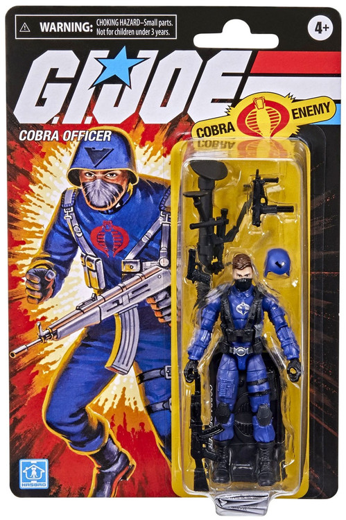 GI Joe Retro Collection Cobra Officer Exclusive 3.75 Action Figure