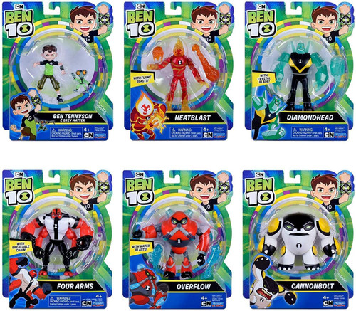 Ben 10 Rustbucket Figure Collection 5 Action Figure 6-Pack Ben Grey ...