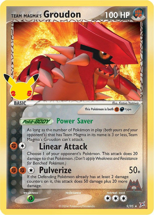 Pokemon Celebrations Classic Collection Single Card Team Magmas Groudon 9 - ToyWiz Pokemon Celebrations Classic Collection Single Card Team Magmas Groudon 9 - ToyWiz