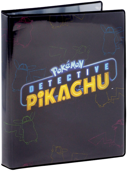 detective pikachu card binder Ultra Pro: 9-Pocket Pokmon Full-View Pro Binder, Pikachu, Holds 360 Cards in Ultra Pro Deck Protector Sleeves, Durable, All Materials Made From POKEMON DETECTIVE PIKACHU 4 POCKET