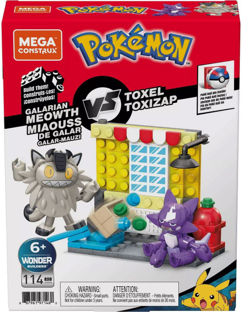 Mega Construx Pokemon Toxel Vs. Galarian Meowth Construction Set, Building  Toys for Kids, 1 - Foods Co.