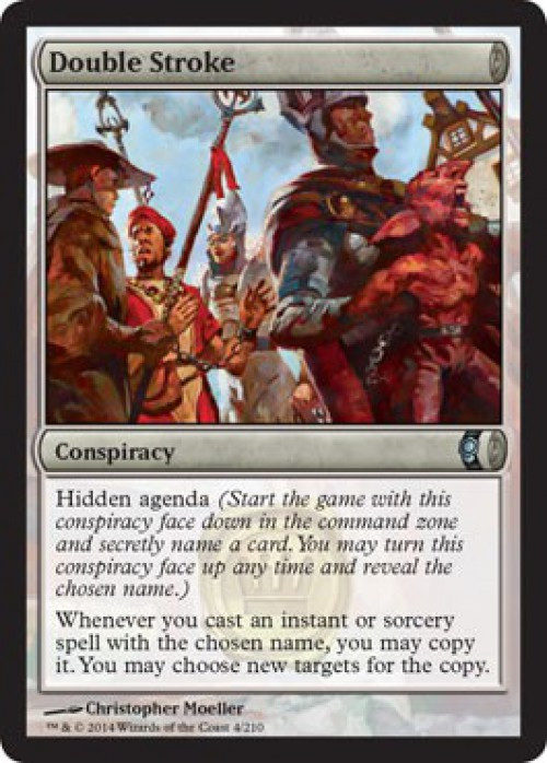 Magic The Gathering Conspiracy Single Card Uncommon Double Stroke