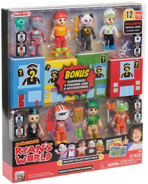 Ryans World Deluxe Collectors Pack Figure Set Bonus Surprises