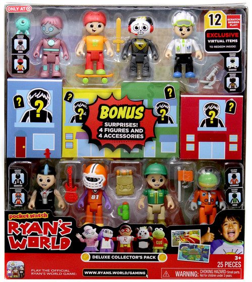 Ryans World Deluxe Collectors Pack Figure Set Bonus Surprises Just
