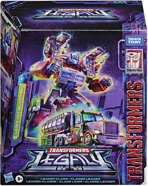 Transformers Generations Legacy Laser Optimus Prime Leader Action