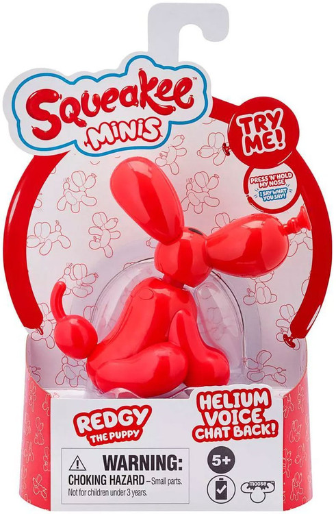 Squeakee Minis Series 1 Redgy the Puppy Mini Figure Moose Toys