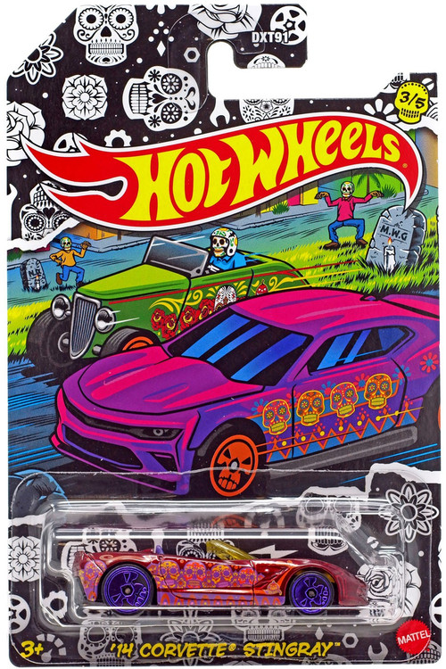 Hot Wheels Halloween 2021 14 Corvette Stingray Die Cast Car 35 Mattel ...
