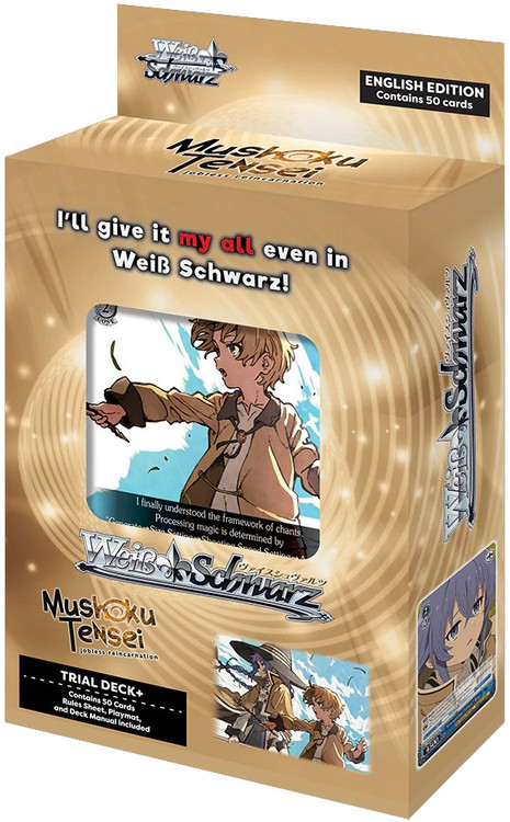 Weiss Schwarz Trading Card Game Jobless Reincarnation Mushoku Tensei Trial  Deck Plus BushiRoad - ToyWiz