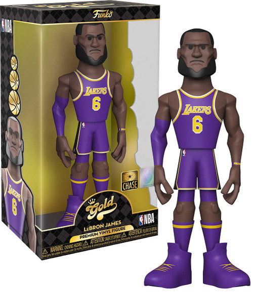 NBA Lakers LeBron James (Purple Jersey) 10-Inch Funko Pop! Vinyl Figure