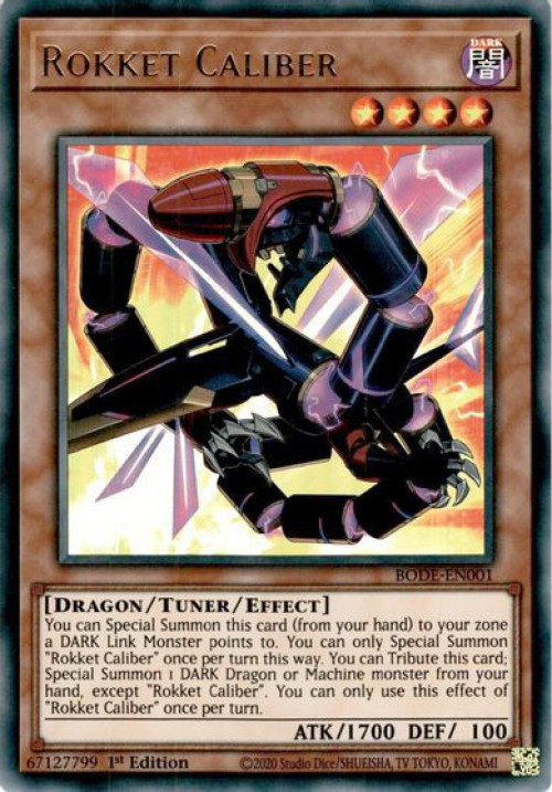 YuGiOh Trading Card Game Burst of Destiny Single Card Ultra Rare Rokket  Caliber BODE-EN001 - ToyWiz