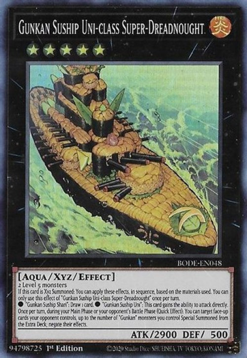 yugioh suship cards POTE-EN026 - Gunkan Shari Red - Common Gunkan Suship Ikura - DAMA-EN012