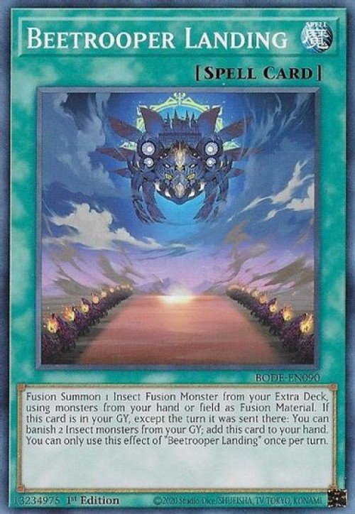 YuGiOh Trading Card Game Burst of Destiny Single Card Common Beetrooper  Landing BODE-EN090 - ToyWiz