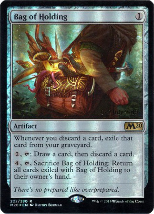 MTG 燻し　foil mtgprereleasepromom20bagofhold