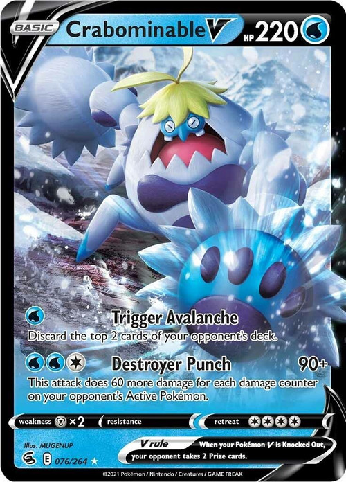 crabominable pokemon card price 2024 Stellar Crown #149 CGC 10 Colorless Ice Hammer (140) Weakness Metal 2 Resistance None None Retreat Cost Crabominable V 2021 Japanese Sword