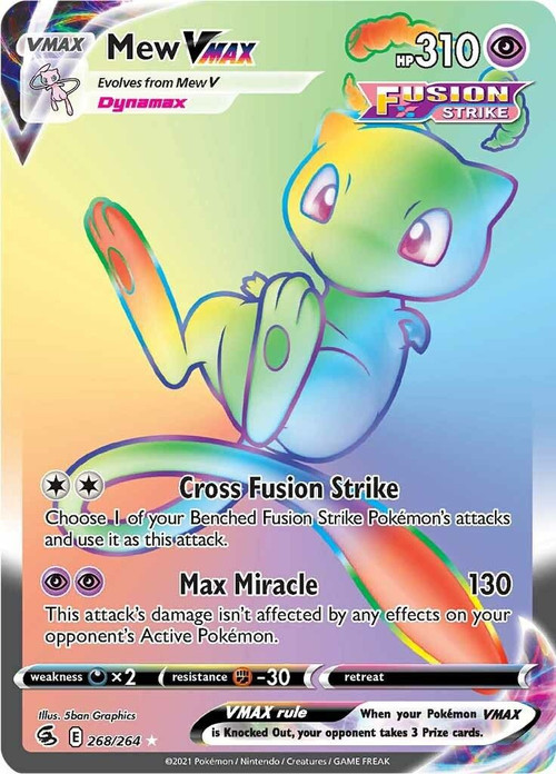 Pokemon Trading Card Game Sword Shield Fusion Strike Single