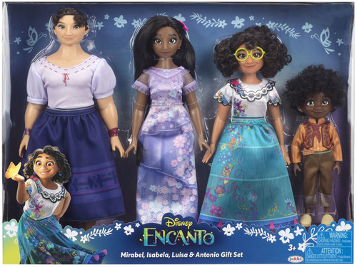 encanto isabela blue dress Disney Encanto Isabela Madrigal Kids Dress Cosplay Costumes For Sales –  Cosplay Plan main image 0
