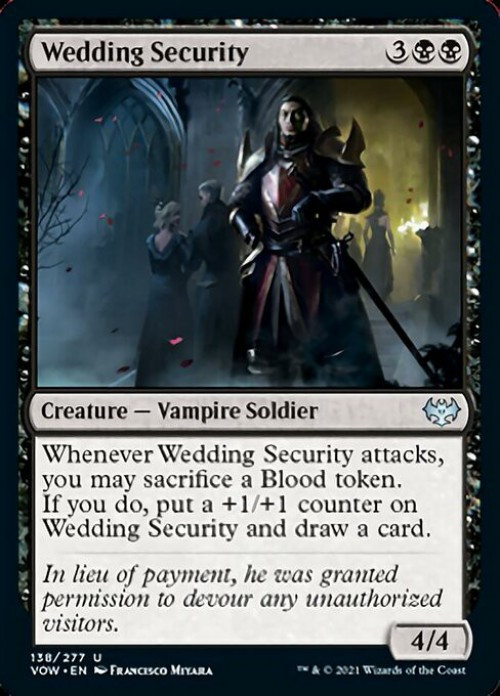 wedding mtg cards Ring #032 Holo from Crimson Vow Commander (VOC) Proxy create a 1/1 white Human creature token Wedding Ring | Magic The