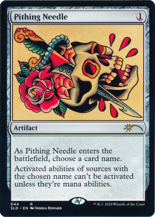 mtg cards like pithing needle 5 best artifacts for Commander in Magic: The Gathering's Double Masters 2022 choose a card name.Activated abilities of sources with the chosen name cant be activated unless theyre mana abilities MtG Saviors of Kamigawa Rare