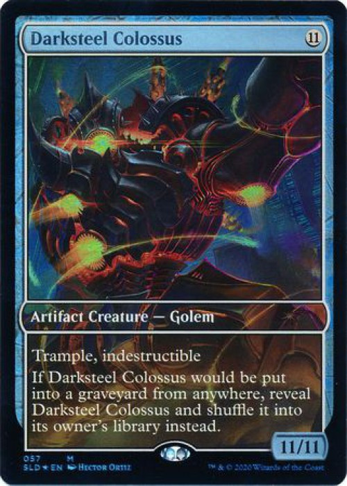 MtG Secret Lair Drop Series Mythic Rare Foil Darksteel Colossus #57