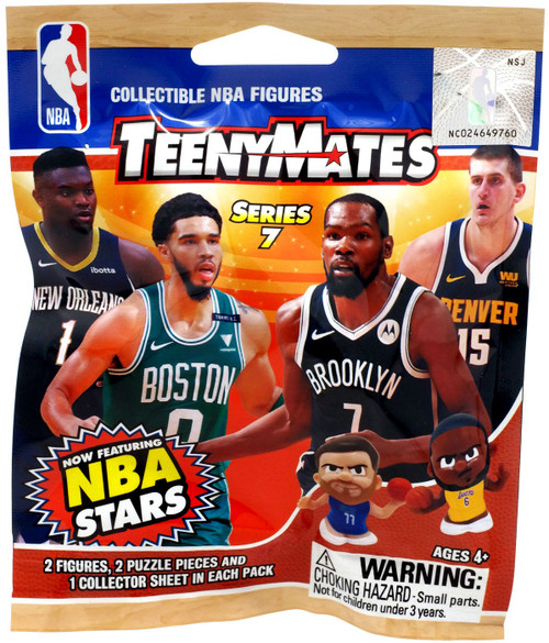NBA TeenyMates Basketball Series 7 Mystery Pack 2 RANDOM Figures
