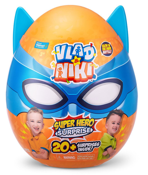 Vlad Niki Super Hero Surprise Exclusive Surprise Egg Blue, Glow-in-the ...