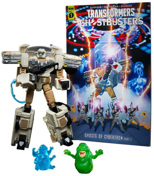 Transformers Ghostbusters Ectotron Ecto-1 Exclusive Action