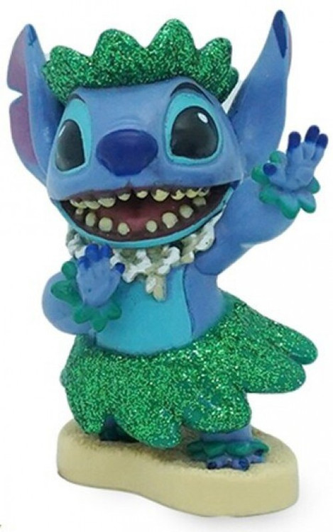 Disney Lilo Stitch Hula Stitch 2.5 PVC Figure Loose - ToyWiz
