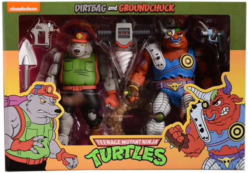 NECA Teenage Mutant Ninja Turtles Dirtbag Groundchuck 7 Action