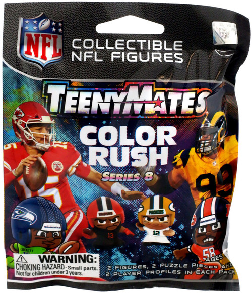 NFL TeenyMates Football Series 8 Color Rush Mystery Pack 2 RANDOM
