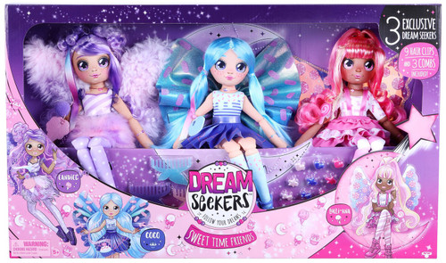 Dream Seekers Sweet TIme Friends Plush Doll 3-Pack Candice, Coco