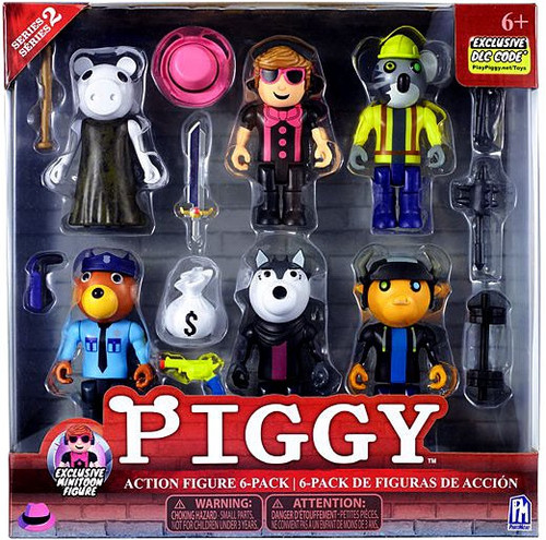 Piggy Roblox Construction Sets, Mini Figures Complete Series 1 Playset -  Phat Mojo 