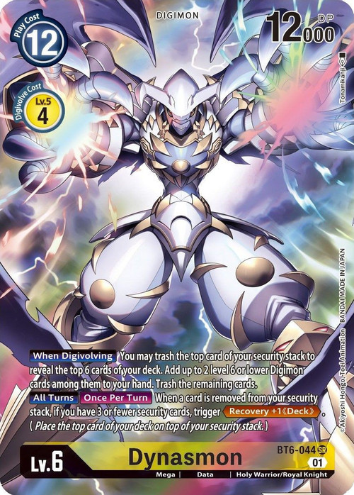 Digimon Trading Card Game Double Diamond Single Card Super Rare Dynasmon  BT6-044 Alternate Art - ToyWiz