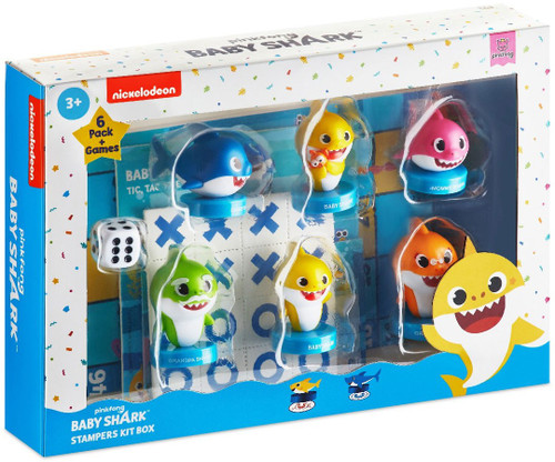 Pinkfong Baby Shark Family Figure Set 6 Mini Figures Genuine
