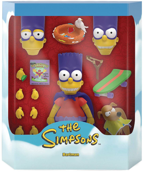 The Simpsons Ultimates Wave 2 Bartman 7 Action Figure Super7