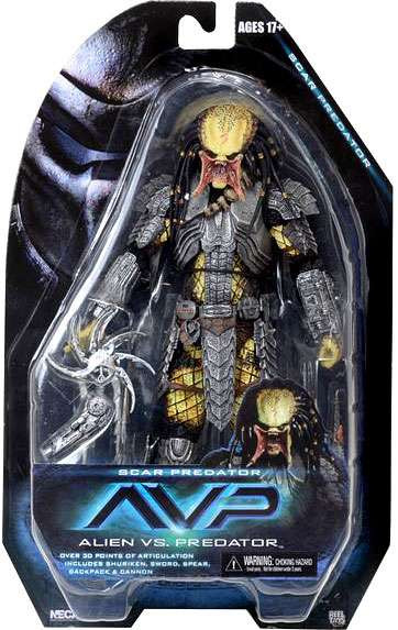 Alien vs. Predator Scar Predator Action Figure (Unmasked)