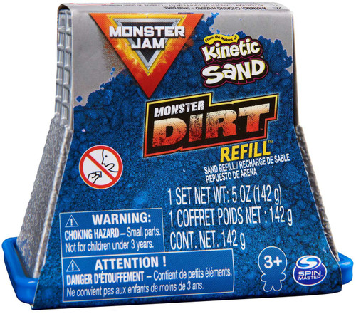 Monster Jam Kinetic Sand Monster Dirt 5 Ounce Refill Pack Red - ToyWiz