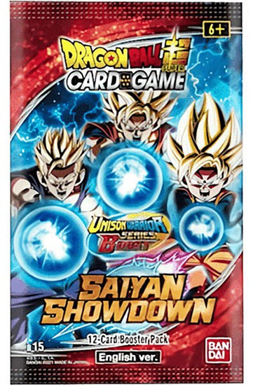 dragon ball super card game saiyan showdown Dragon Ball Super Trading Card Game Unison Warrior Series 6 Saiyan Showdown  Booster Pack DBS-B15 [12 Cards]