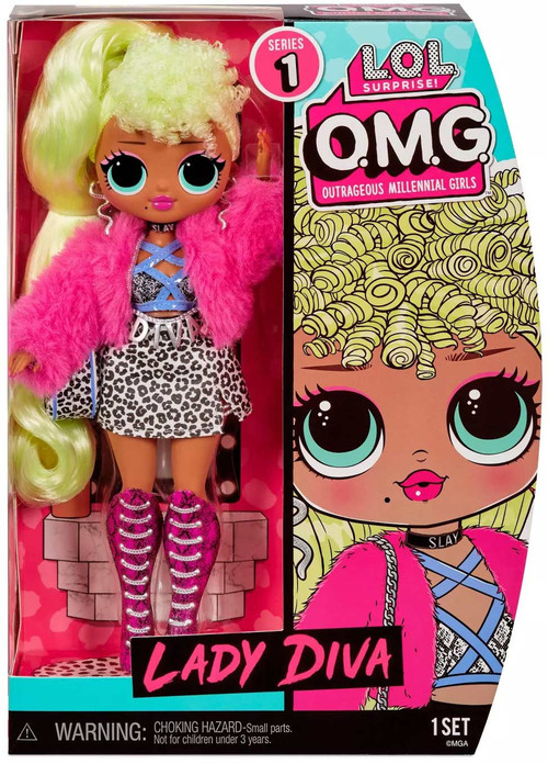 LOL Surprise OMG Series 1 Lady Diva Fashion Doll Version 2 MGA ...