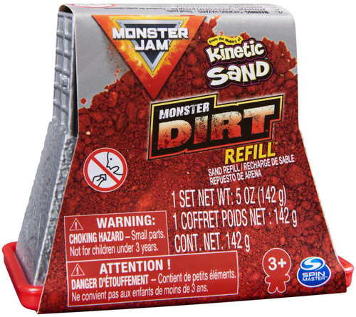 Monster Jam Kinetic Sand Monster Dirt 5 Ounce Refill Pack Blue