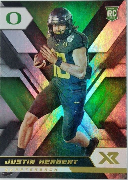 NFL 2020 Prizm Draft Picks Justin Herbert Single Sports Card 102 Rookie  Card - ToyWiz